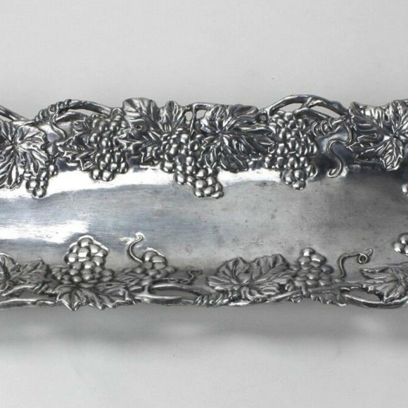 Arthur Court Long/Narrow Metal Serving Tray 19" x 5.5" - Picture 2 of 5